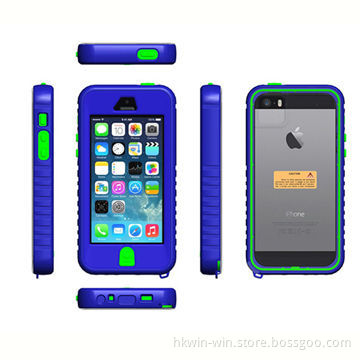 Professional Waterproof Bike Mount Case for iPhone 5, 5S, Compatible 5C, with IP67 Standard